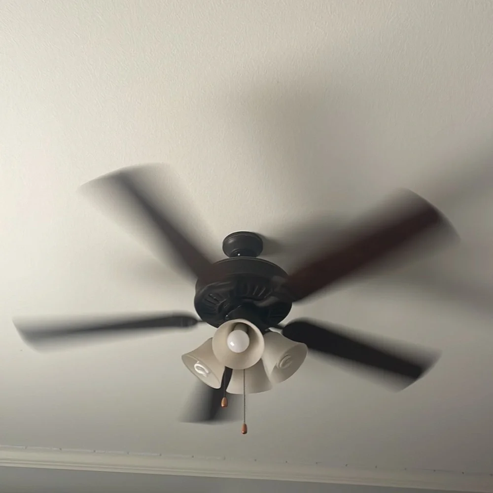 Nice fan. Spin spun spang 😊🔝 prefect for those sweatie dayz. Going for 2 buck